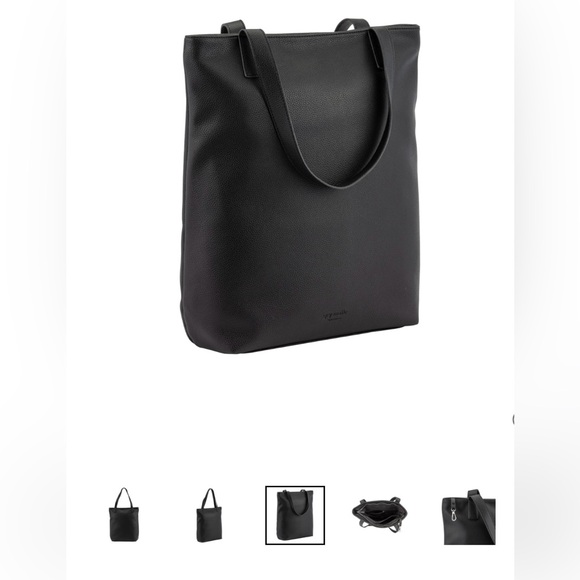 #2 Beautiful brand, new leather, gray matter, shoulder bag. - Picture 6 of 8